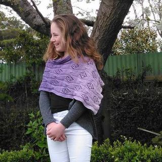 Butterfly Bows Wrap PDF Knitting Pattern  pdf download