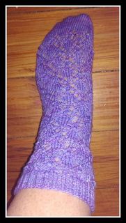 Amelia Rose Socks Top Down PDF Knitting Pattern  pdf download