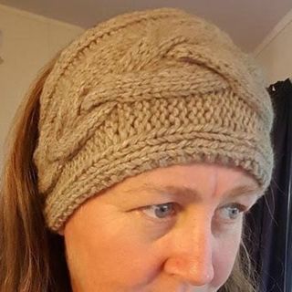 Bernadettes head band PDF Knitting Pattern  pdf download