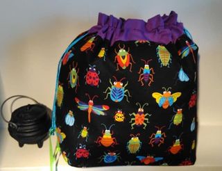 fluro bugs with purple lining