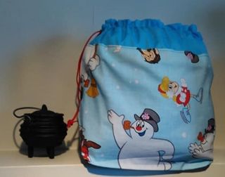frozen with blue trim