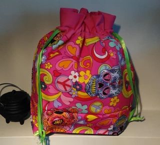 Pink sugar skull with pink lining