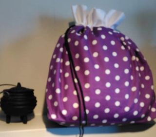 purple and white dot