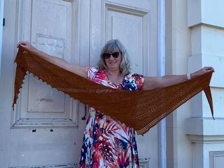 Pick N mix shawl PDF Knitting Pattern