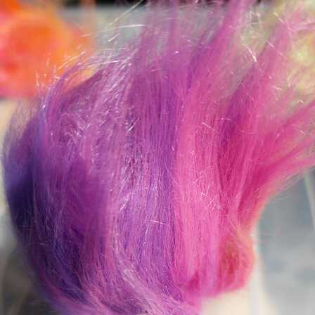 Troll hair Purple